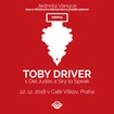 22. 12. 2018 - Toby Driver (USA), Del Judas (USA), Sky to Speak - Praha - Café Vítkov
