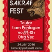 24. 9. 2016 - Toufar, I Am Pentagon, Noartist, Otra Vez - Lysá nad Labem - Zámecký park (malá scéna)
