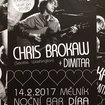 14. 2. 2017 - Chris Brokaw (USA), Dimitar - Mělník - Noční bar Díra

